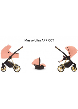 BABY ACTIVE kombinovaný kočík MUSSE ULTRA gold-apricot